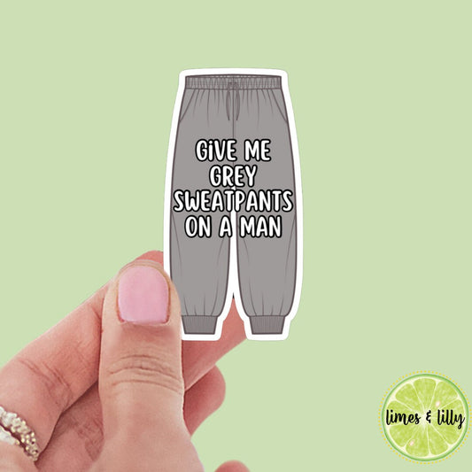 Morally grey sweatpants sticker, morally gray, bookish stickers, book stickers, kindle, laptop, romance reader, tumblers, bottle