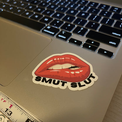 SMUT Slut lips mouth bookish stickers, dark romance, book stickers, kindle, laptop, romance reader, smut stickers, smutty, lover