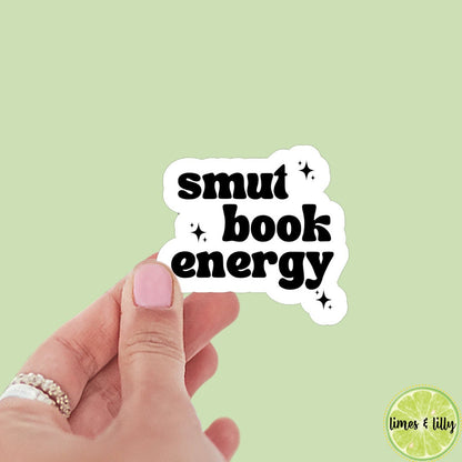 Smut Book Energy bookish stickers, dark romance, book stickers, kindle, laptop, romance reader, smut sticker, smutty, big energy