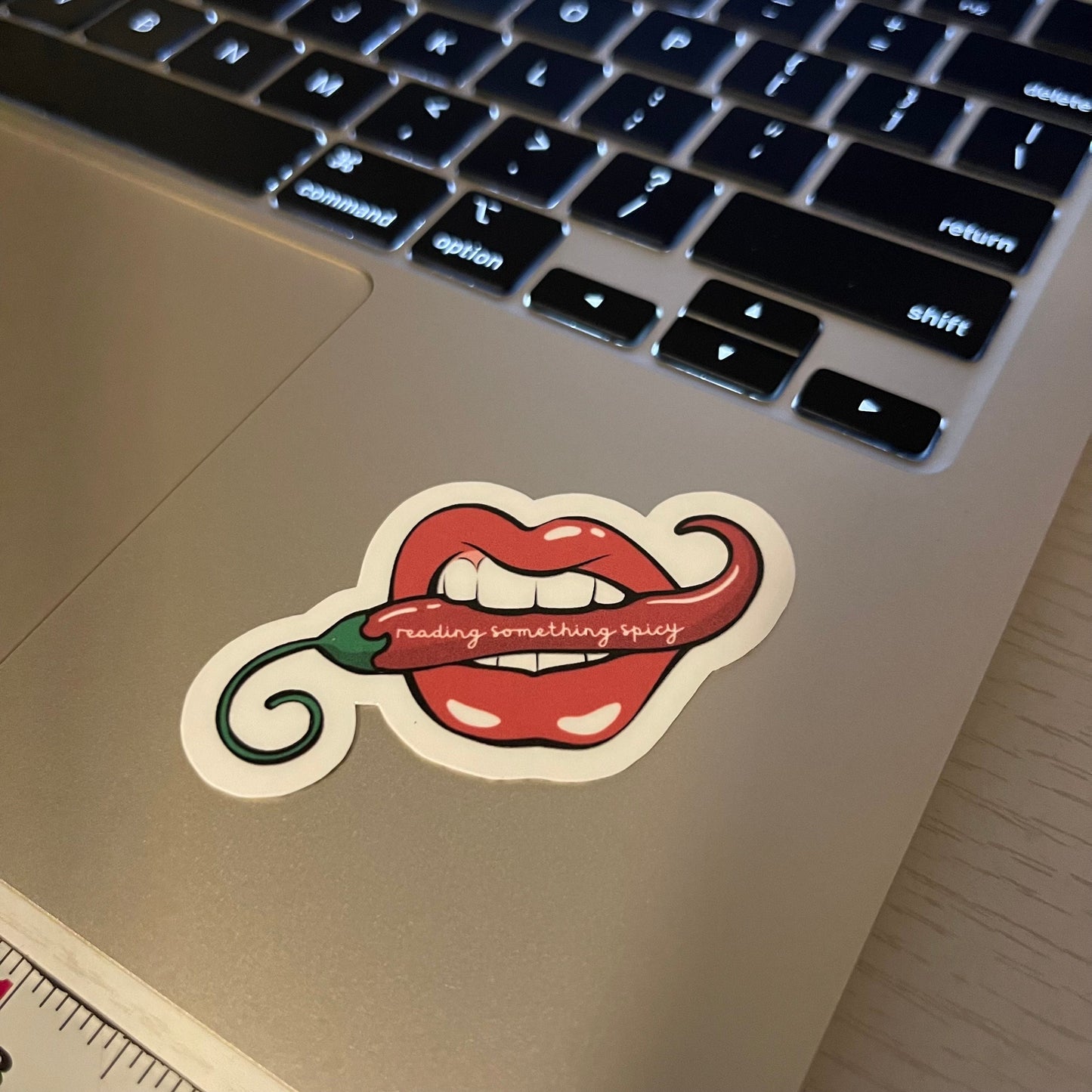 SMUT Reading something spicy bookish stickers, dark romance, book stickers, kindle, laptop, romance reader, smut stickers, smutty