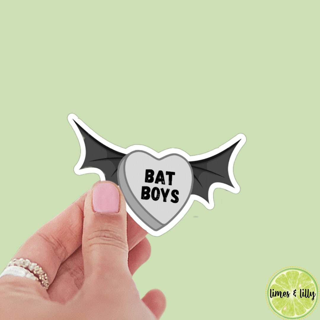Bookish Boyfriend sticker, Bat Boys, ACOTAR, book inspired, bookish stickers, kindle, laptop, decal, romantasy book merch,