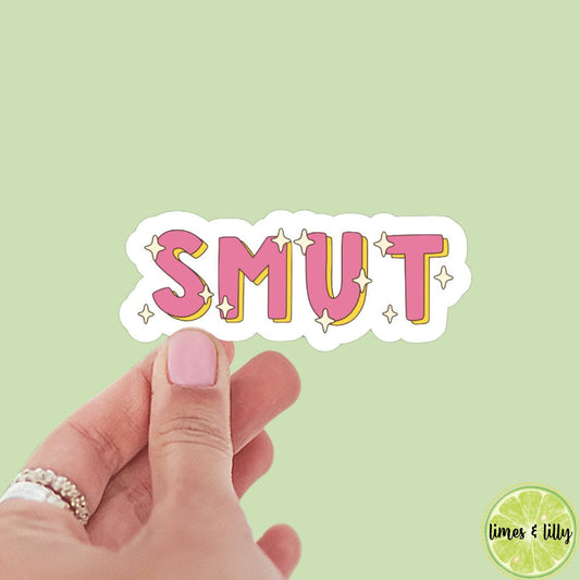 Read SMUT spicy bookish stickers, dark romance, book stickers, kindle stickers, laptop, romance reader, booktok, smut stickers, smutty