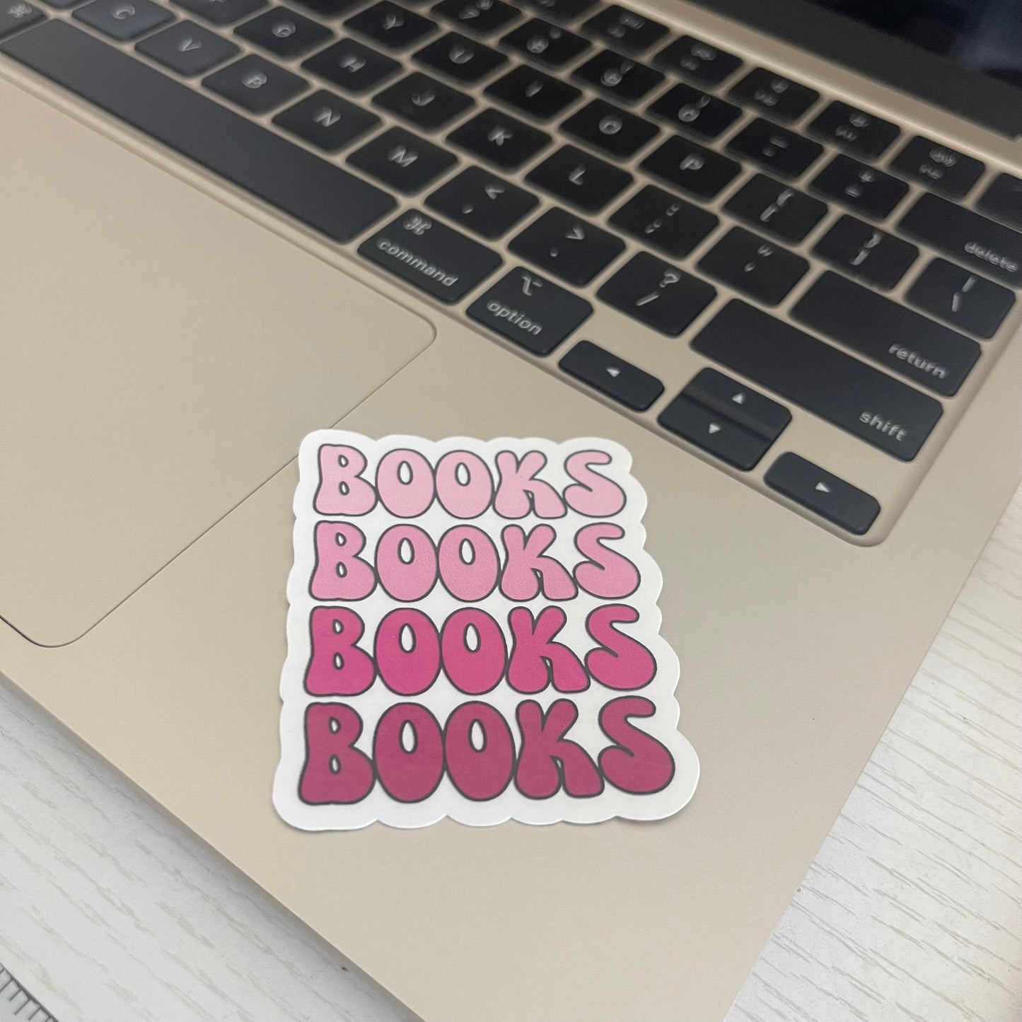 Books books books spicy bookish stickers, dark romance, book stickers, kindle, laptop, romance reader, smut stickers, ombre