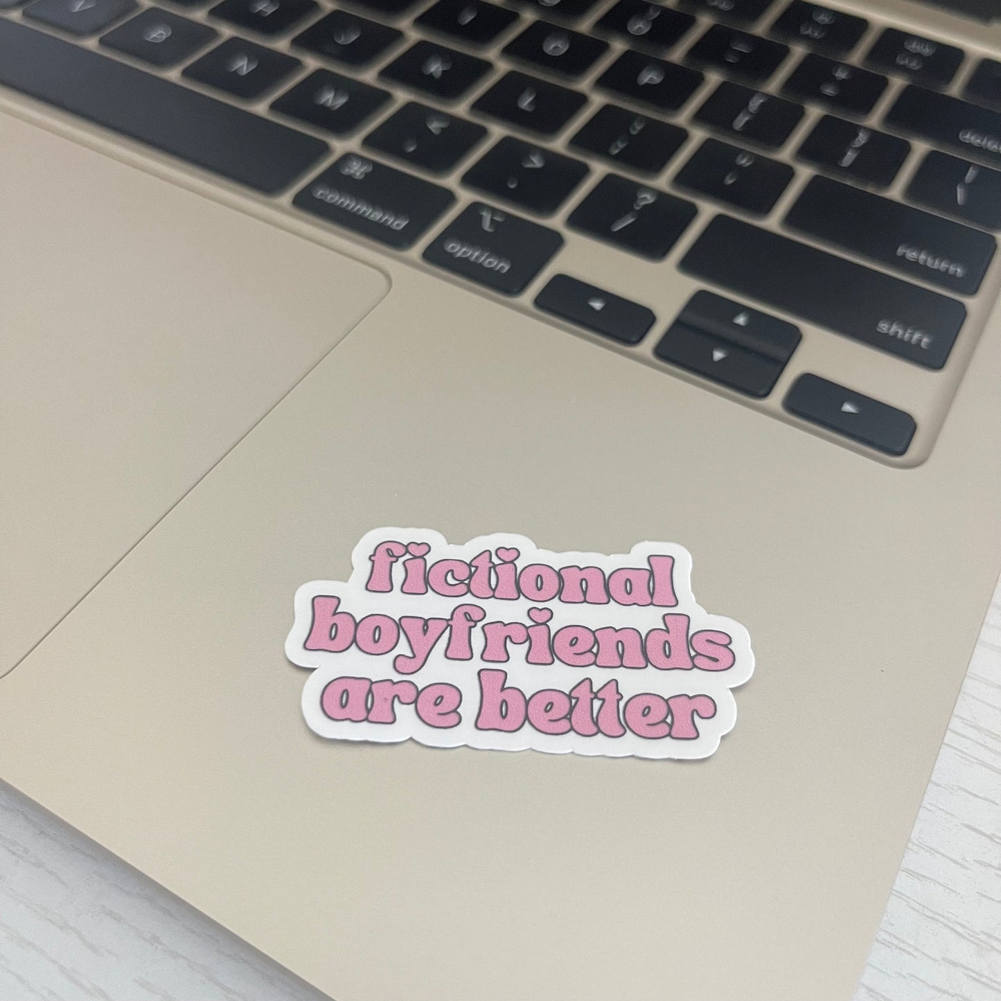 Fictional boyfriends are better sticker book stickers, kindle, laptop, romance reader, booktok, waterproof, smut stickers, bookish sticker