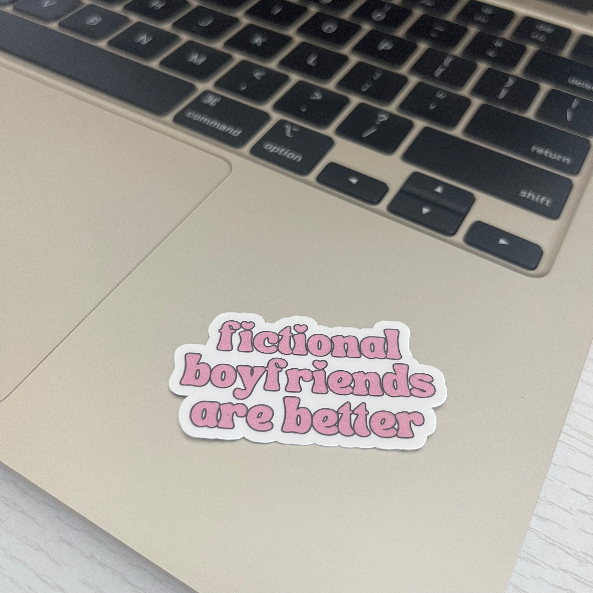Fictional boyfriends are better sticker book stickers, kindle, laptop, romance reader, booktok, waterproof, smut stickers, bookish sticker