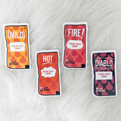 Custom Taco Sauce Packet Vinyl Sticker | Taco Lover | Kindle Stickers | Taco Tuesday | Decal Personalized | Water Bottle Stickers | Laptop