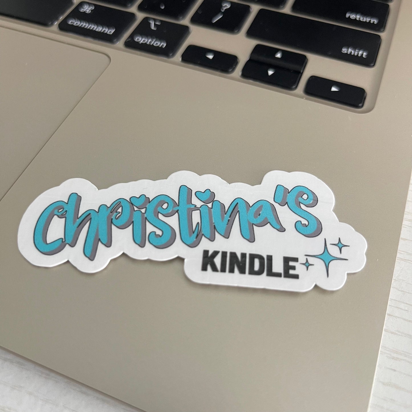 CUSTOM Kindle Name Stickers, personalized bookish sticker, name sticker, booktok, personalized name stickers, name handle, spicy romance