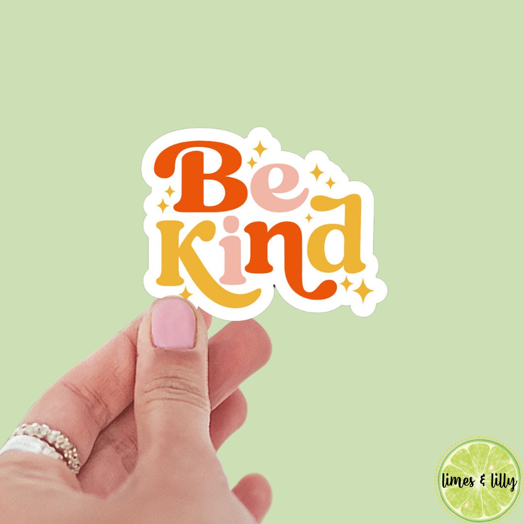 Be Kind Sticker, Kindness Vinyl Sticker, Kindness Matters, Be Kind To Others, mental health, kindle, water bottle sticker, spring sticker