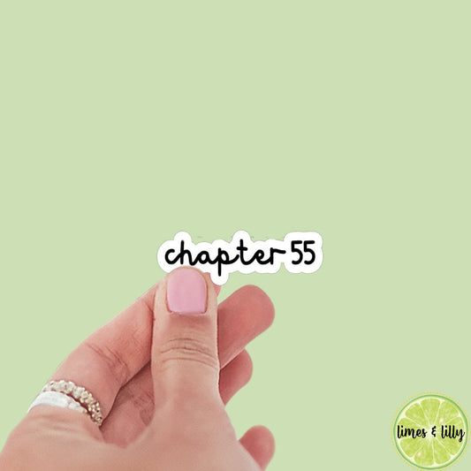 Chapter 55 Book Sticker, Rhysand, Feyre, Vinyl, Book Inspired, Quote Kindle Sticker, ACOTAR, Bat Boys, Bookish Stickers, Decals