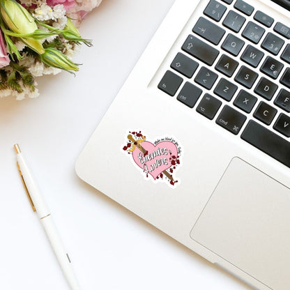 Enemies to Lovers Sword Heart Sticker | Book Sticker | Water Bottle Sticker | Bookish Stickers | Kindle Sticker | Book Lover | Romantasy