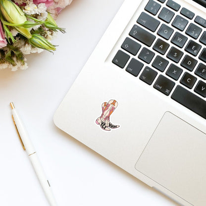 Yee Haw Cowgirl Boots sticker, bookish stickers, kindle, laptop, waterproof, spicy romance, book stickers, decal, water bottle, western