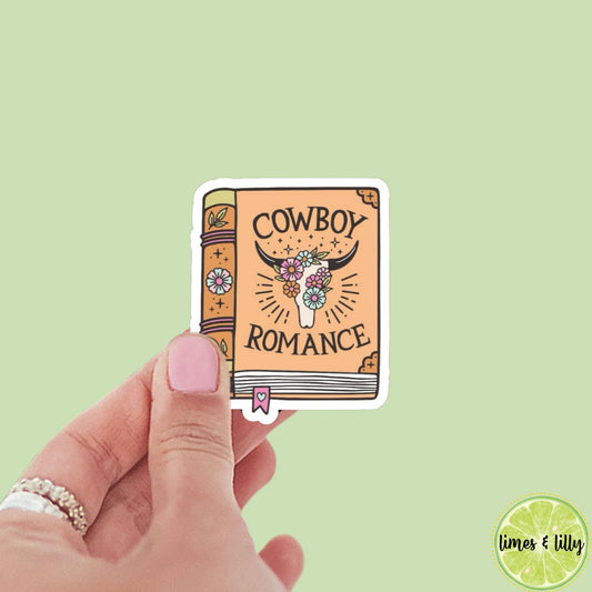 Cowboy Romance Book Sticker | Kindle Sticker | Bookish Stickers | Bookish Sticker | Western | Cowgirl | Romance Tropes