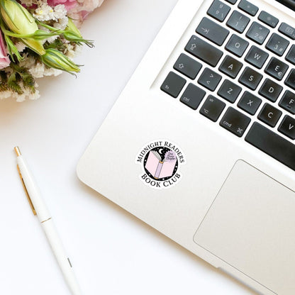 Midnight Readers Book Club Sticker | Book Stickers | Kindle Stickers | Bookish Stickers | Water Resistant | One More Chapter