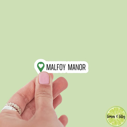Dramione Sticker | Malfoy Manor Sticker | Location Sticker | Manacled Fanfiction | Bookish Stickers | Kindle Stickers