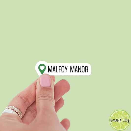 Dramione Sticker | Malfoy Manor Sticker | Location Sticker | Manacled Fanfiction | Bookish Stickers | Kindle Stickers