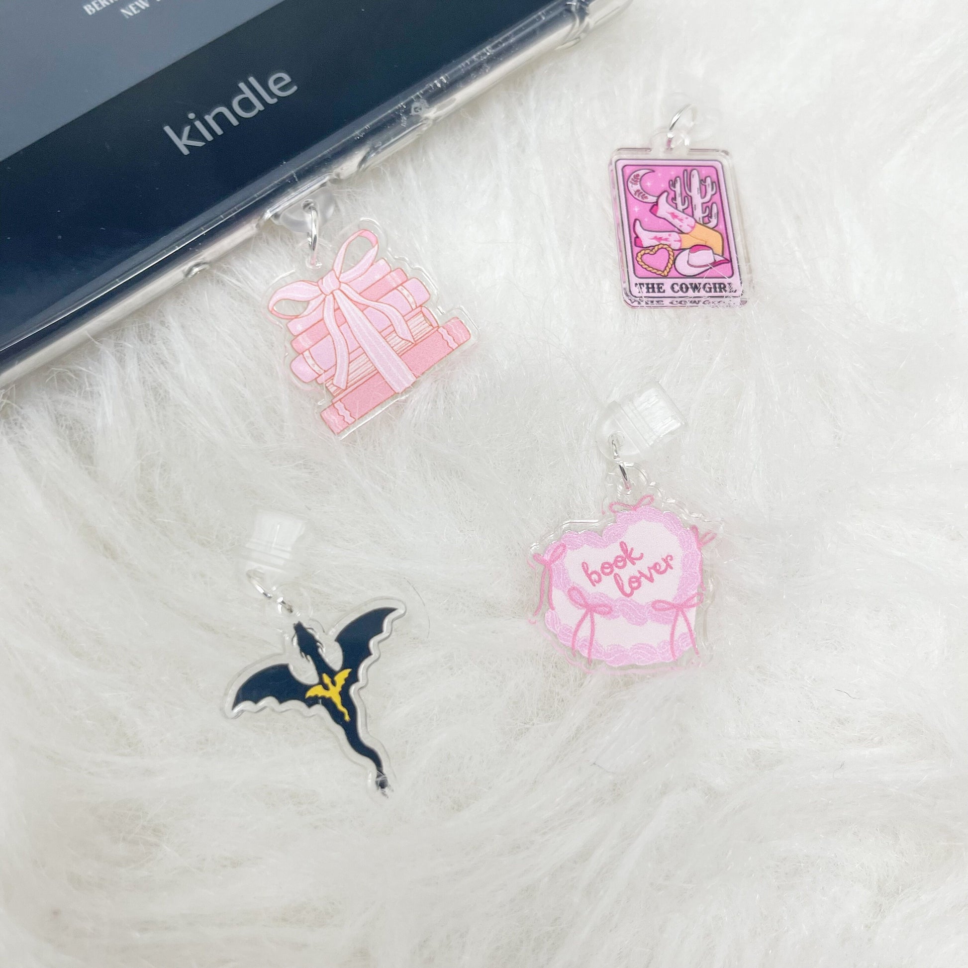 Kindle Charm, Phone Charm, USB Charm, Kindle Dust Plug Charm, Bookish Merch, Bookish Gifts, USB Plug, Kindle Accessories