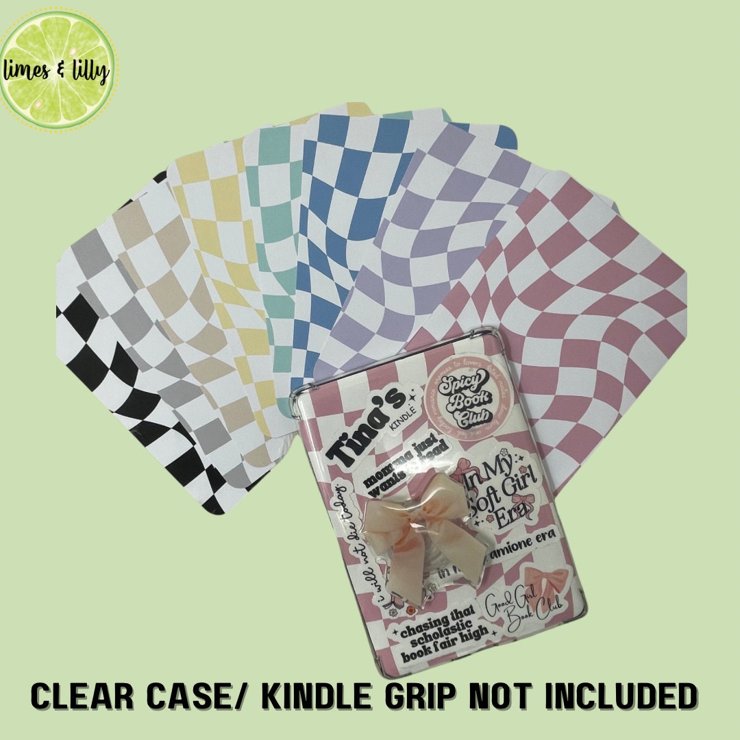 Kindle Insert for Clear Case | Cardstock Insert | Bookish Gift | Ereader | Kindle Accessories | Book Merch