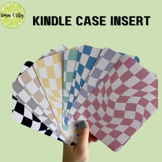 Kindle Insert for Clear Case | Cardstock Insert | Bookish Gift | Ereader | Kindle Accessories | Book Merch