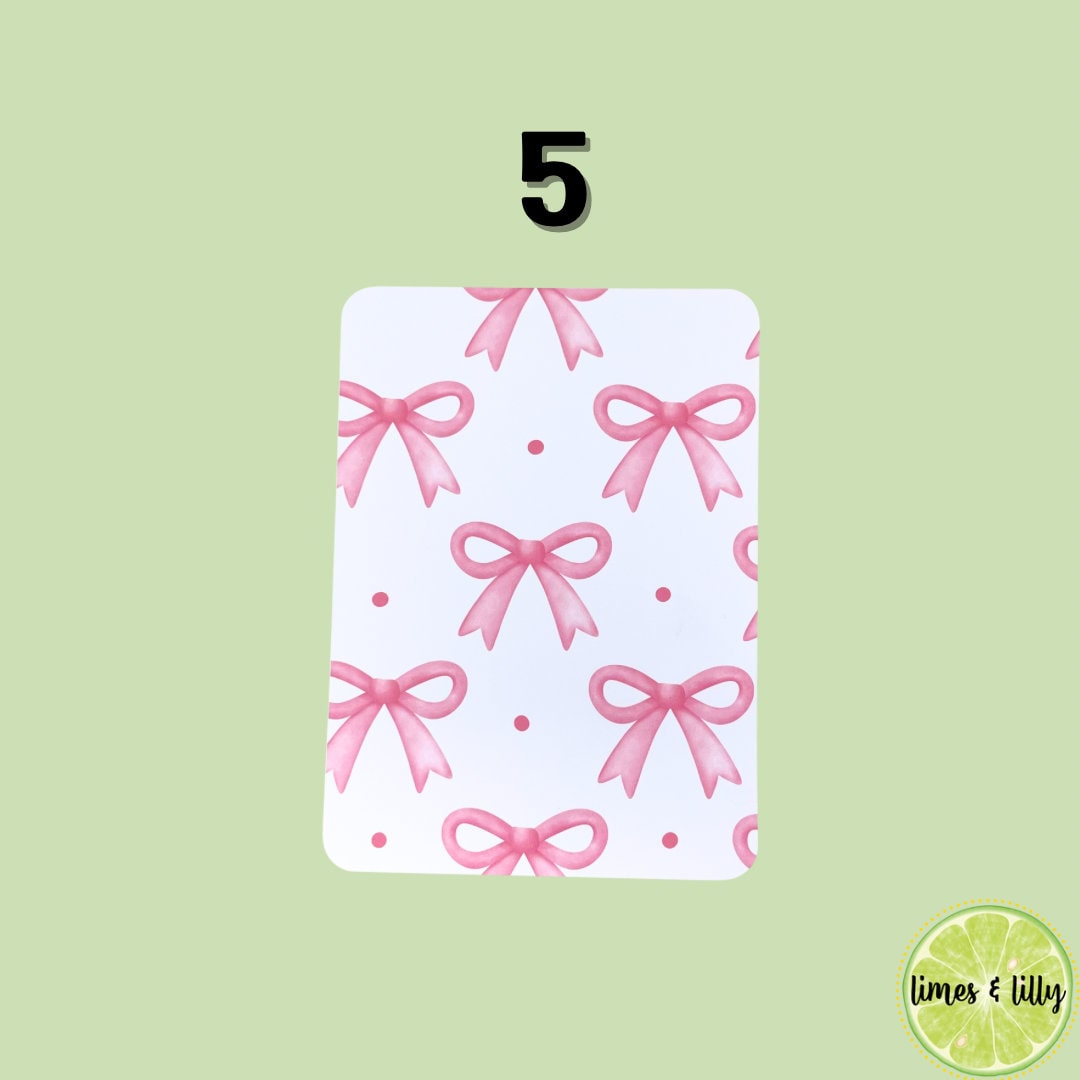 Kindle Insert for Clear Case | Coquette Bow | Cardstock Insert | Bookish Gift | Ereader | Kindle Accessories | Book Merch