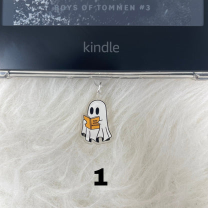 Kindle Charm, Phone Charm, USB Charm, Kindle Dust Plug Charm, Bookish Merch, Bookish Gifts, USB Plug, Kindle Accessories, Halloween, Fall