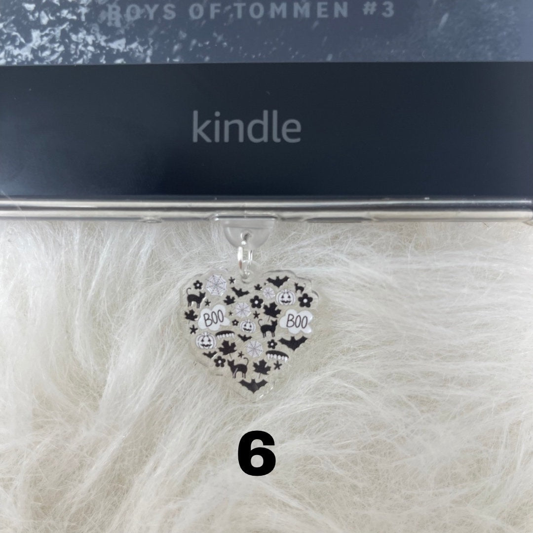 Kindle Charm, Phone Charm, USB Charm, Kindle Dust Plug Charm, Bookish Merch, Bookish Gifts, USB Plug, Kindle Accessories, Halloween, Fall