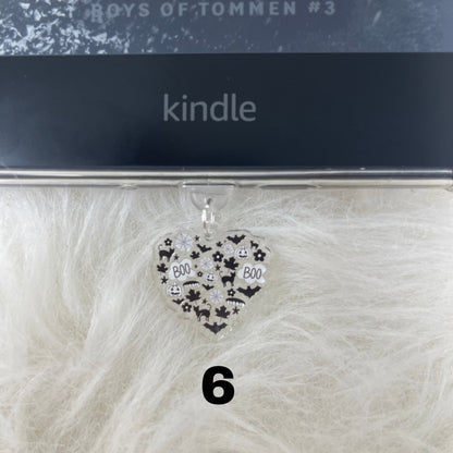 Kindle Charm, Phone Charm, USB Charm, Kindle Dust Plug Charm, Bookish Merch, Bookish Gifts, USB Plug, Kindle Accessories, Halloween, Fall