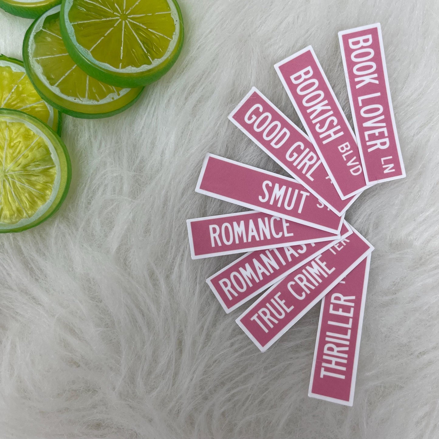 Street Sign Sticker | Bookish Stickers | Kindle Stickers | Sticker Quote | Book Lover | Decal | Smut | Thriller | Water Resistant