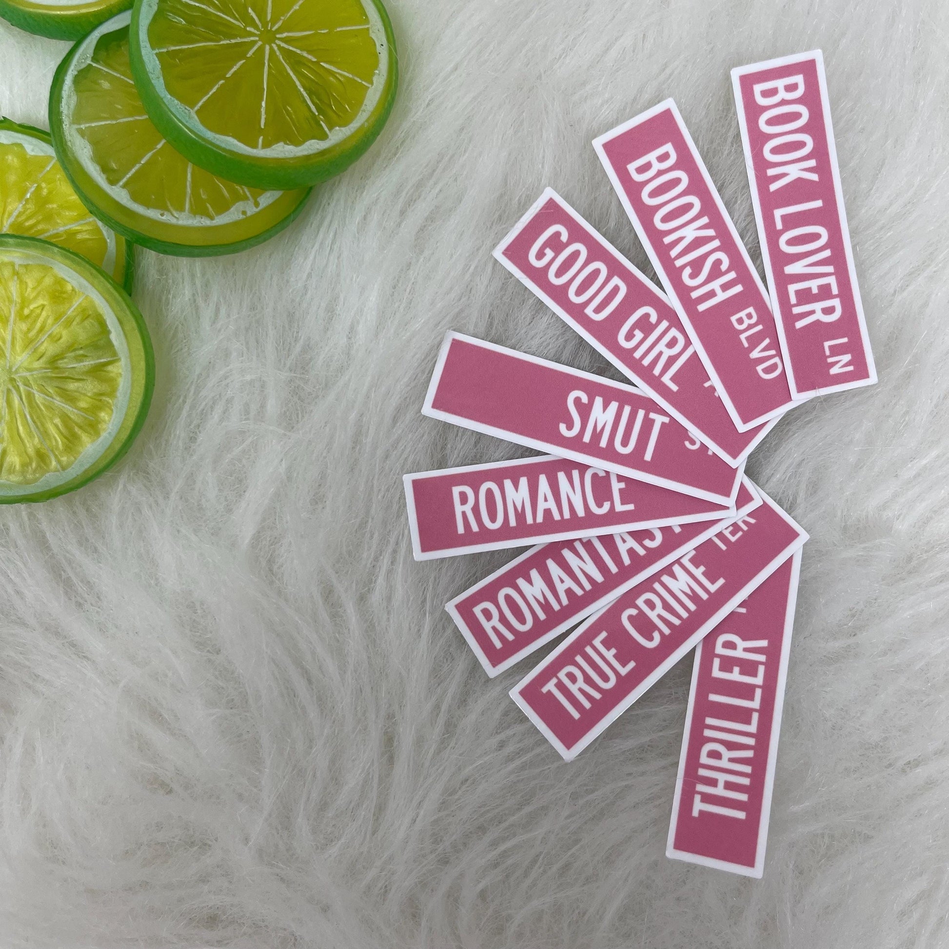 Street Sign Sticker | Bookish Stickers | Kindle Stickers | Sticker Quote | Book Lover | Decal | Smut | Thriller | Water Resistant