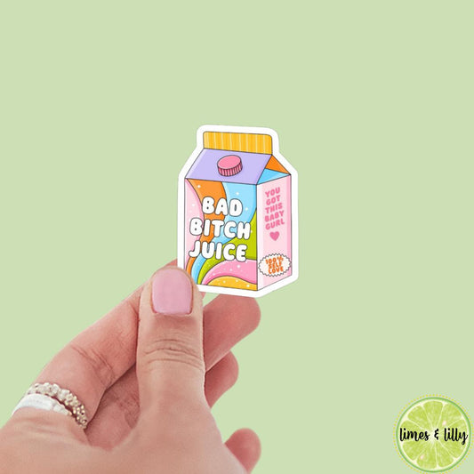 Bad Bitch Juice Box Sticker | Kindle Stickers | Bookish Stickers | Romance Reader | Mood Reader