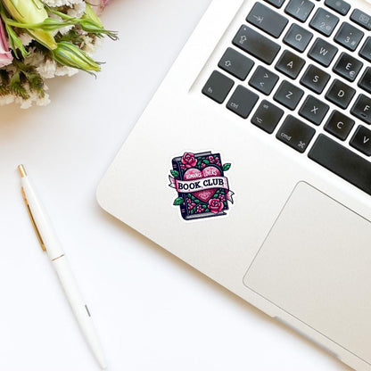 Romance Lovers Book Club Sticker | Bookish Stickers | Kindle Stickers | Water Bottle Stickers | Trendy