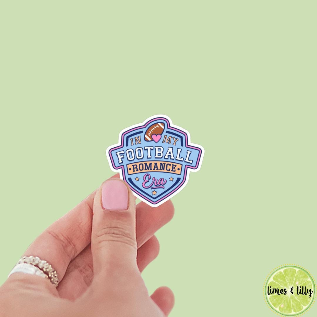 In My Football Romance Era Sticker | Romance Tropes | Sports Romance | Bookish stickers | kindle stickers | laptop | spicy romance | book
