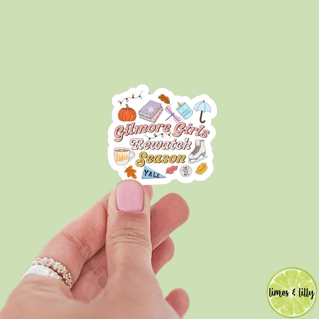Gilmore Girls Sticker | Girlmore Girls Rewatch Season Sticker | TV Show Inspired | Kindle Sticker | Bookish Stickers |