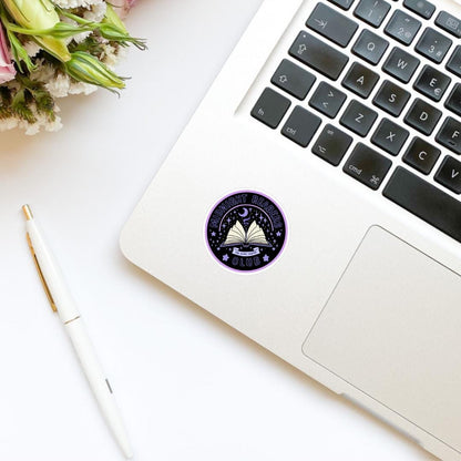 Midnight Readers Book Club Sticker | Book Stickers | Kindle Stickers | Bookish Stickers | Water Resistant | One More Chapter