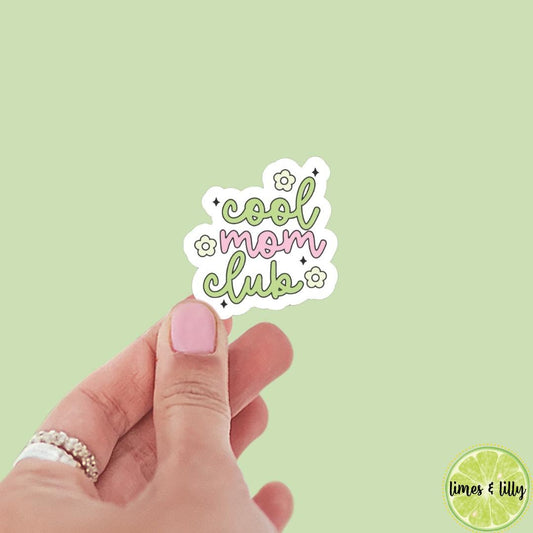 Cool Mom Club Sticker | Kindle Sticker | Bookish Stickers | Bookish Sticker | Sticker Quote | Laptop Sticker | Quotes