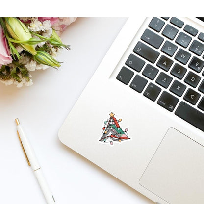 Christmas Tree Book Stack Sticker | Christmas Sticker | Holiday Sticker | Kindle Stickers | Vinyl Sticker | Laptop