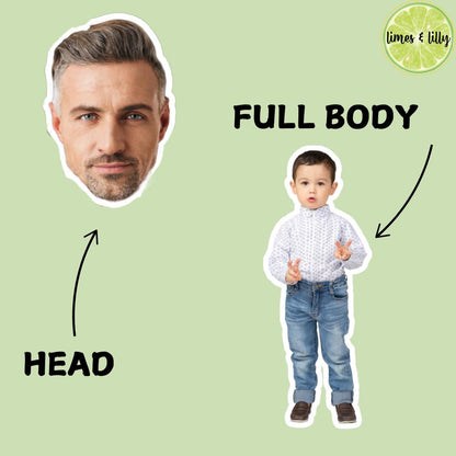 CUSTOM Photo Vinyl Stickers | Personalized Photo Sticker | Create Your Own Sticker| Custom Picture Sticker| Die Cut Sticker | Custom Sticker