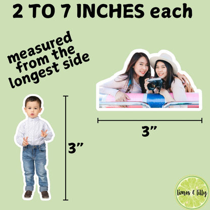 CUSTOM Photo Vinyl Stickers | Personalized Photo Sticker | Create Your Own Sticker| Custom Picture Sticker| Die Cut Sticker | Custom Sticker