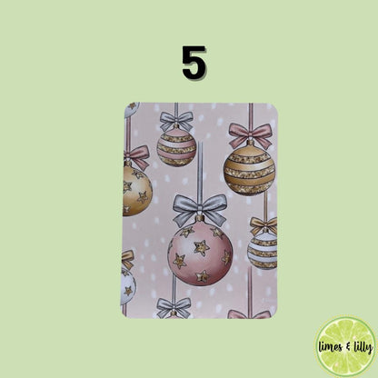 Kindle Insert for Clear Case | Pink Christmas Holiday Insert | Cardstock Insert | Bookish Gift | Ereader | Kindle Accessories | Book Merch