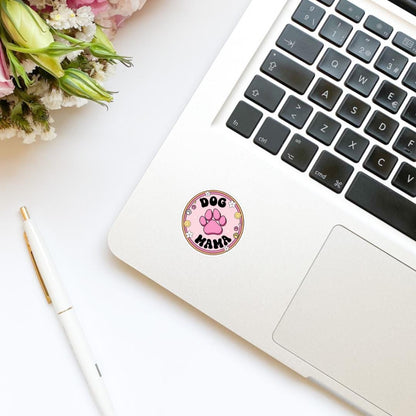 Dog Mama Pink Quote Sticker | Bookish Stickers | Kindle Stickers | Sticker Quote | Dog Lover | Book Lover