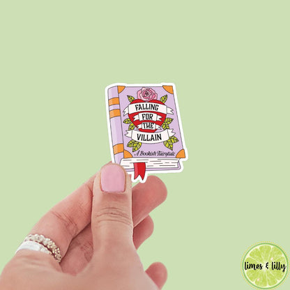 Falling for the Villain Book Sticker | Bookish stickers | kindle stickers | laptop | spicy romance | smutty