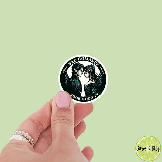 Fae Romance Book Society Sticker, Vinyl, Book Inspired, Quote Kindle Sticker, ACOTAR, Bookish Stickers