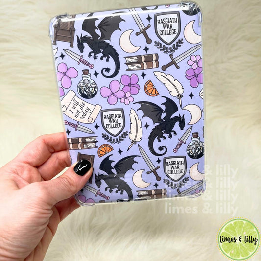 Dragon Wingleader Romantasy Kindle Case Insert for Clear Case | Cardstock Insert | Bookish Gift | Ereader | Kindle Accessories | Book Merch