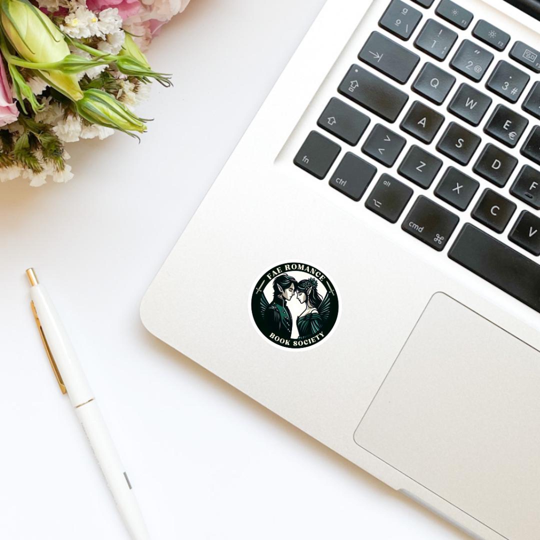 Fae Romance Book Society Sticker, Vinyl, Book Inspired, Quote Kindle Sticker, ACOTAR, Bookish Stickers