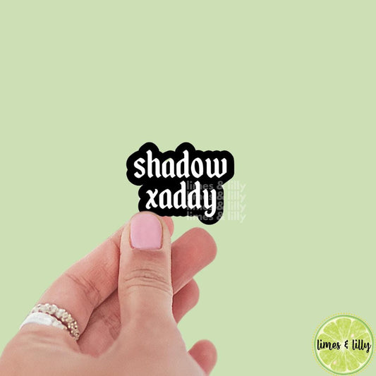 Shadow Xaddy Xaden Book Boyfriend Vinyl Sticker | Book Inspired | Bookish Stickers | Kindle | Laptop | Romantasy Book Merch