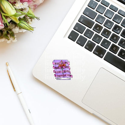 Roses are Red, Pages are Torn, The Book I’m Reading is Practically Porn Vinyl Sticker | Kindle Stickers | Bookish Stickers | Smutty Stickers
