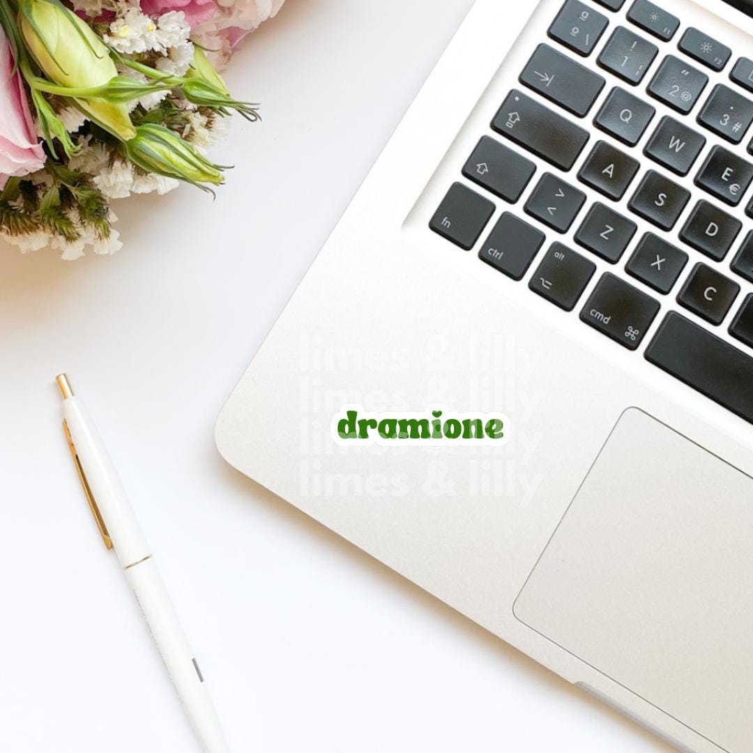 Dramione Green Vinyl Sticker | Fan Fic | Manacled Fanfiction | Bookish Stickers | Kindle Stickers