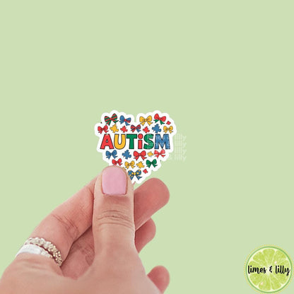 Autism Love Puzzle Awareness Vinyl Sticker | Autism Awareness Sticker | Puzzle | Awareness Month | Special Needs | Medical Mom | Die Cut