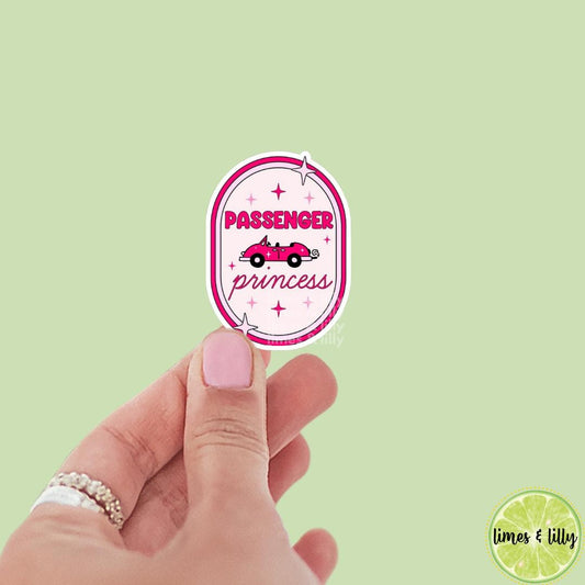 Passenger Princess Vinyl Sticker | Trendy Sticker | Kindle Stickers | Cute Stickers | Bookish Sticker | Die Cut