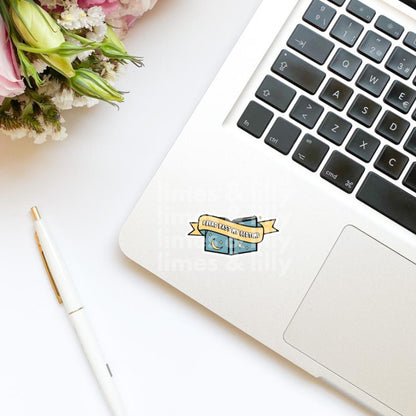 I Read Past My Bedtime Vinyl Sticker | Kindle Stickers | Bookish Stickers | Gift for Book Lover