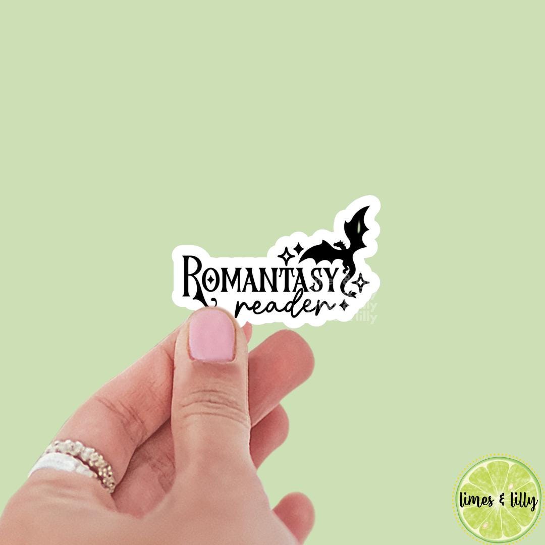 Romantasy Reader Flying Dragon Vinyl Sticker | Book Inspired | Bookish Stickers | Kindle Stickers | Decal | Book Merch
